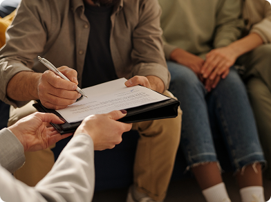 Signing legal documents